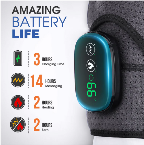 Heated Shoulder Massager with Vibration Therapy